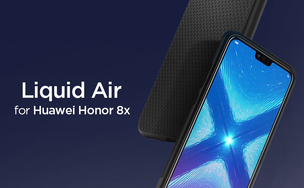 SPIGEN - Huawei Honor 8X Case Liquid Air, Matte Black (L27CS25447) 