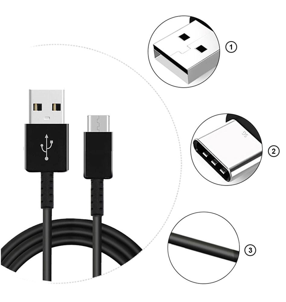 Samsung - Fast Charging Travel Power Adapter USB-C, Black (EP-TA20CBCQGCH)