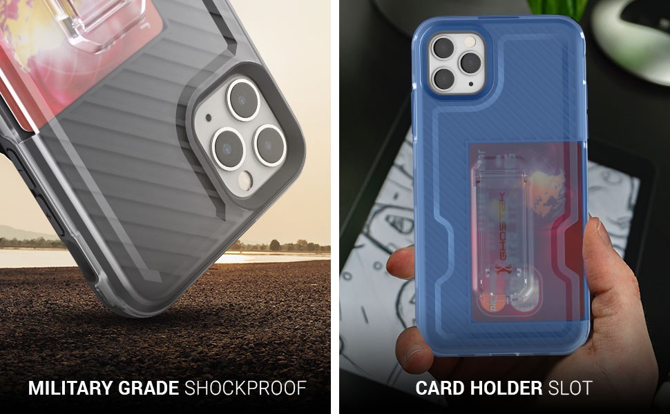 Ghostek - Apple Iphone 11 Pro Case Iron Armor Series 3, Blue (GHOCAS2293)